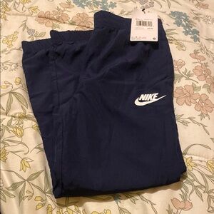 Nike Kids Navy Blue Joggers